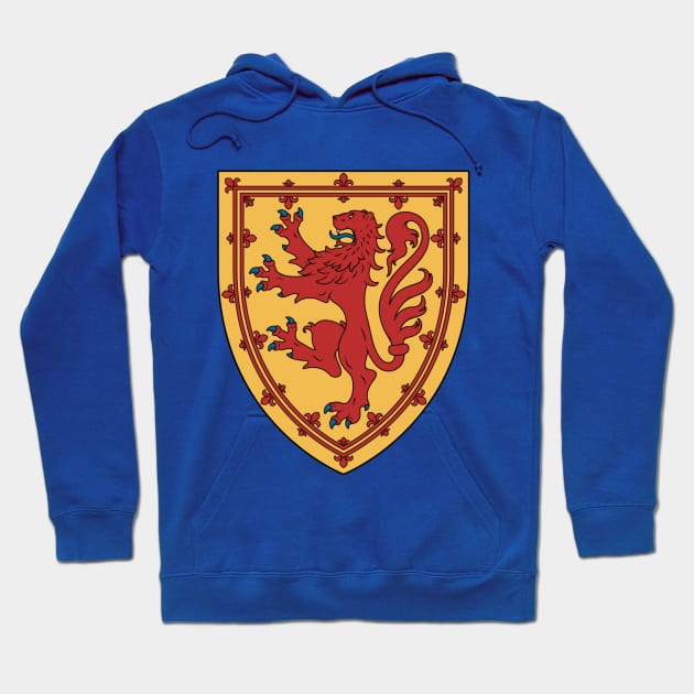 Royal Scottish Rampant Lion Hoodie by iaredios